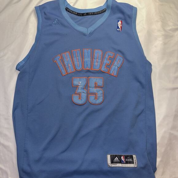 adidas Other - Adidas NBA Oklahoma City Thunder Kevin Durant 2012 Christmas Day Jersey XXXL